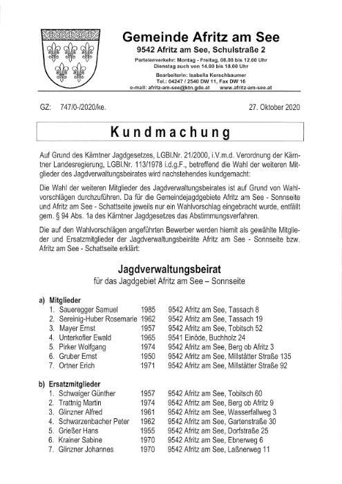 Jagdverwaltungsbeirat